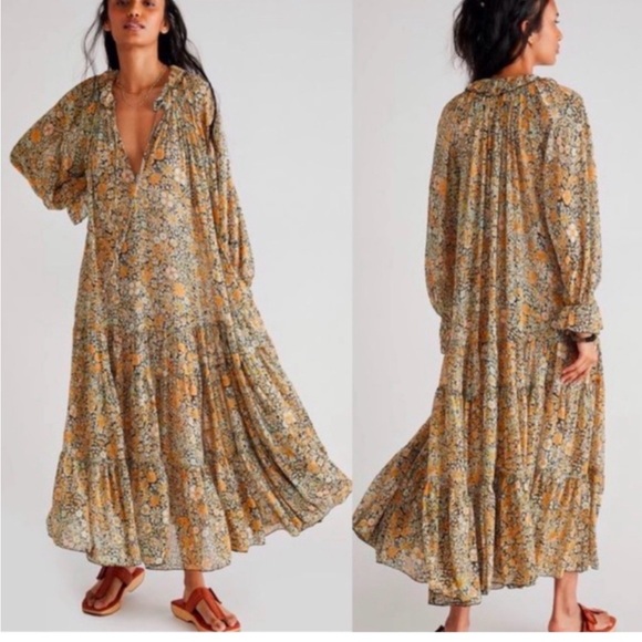 Free People Dresses & Skirts - Free People Feeling Groovy Maxi Dress